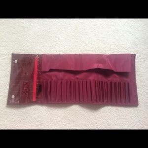Red Makeup Brush Case