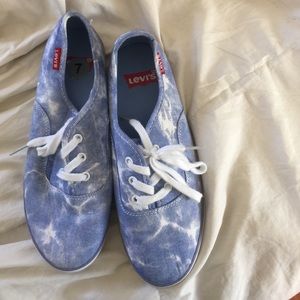 Blue/White Keds