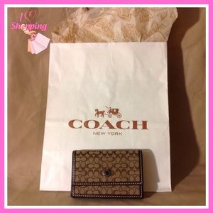 Coach Card Wallet NWOT