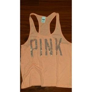 Pink Vs Sequins Razor Back