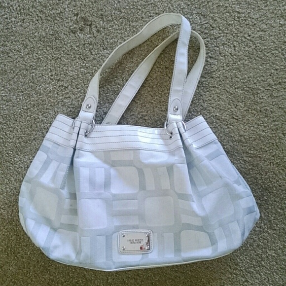 Nine west white purse