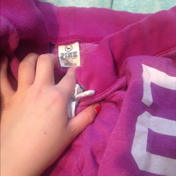 VS purple and white sweat pants size M