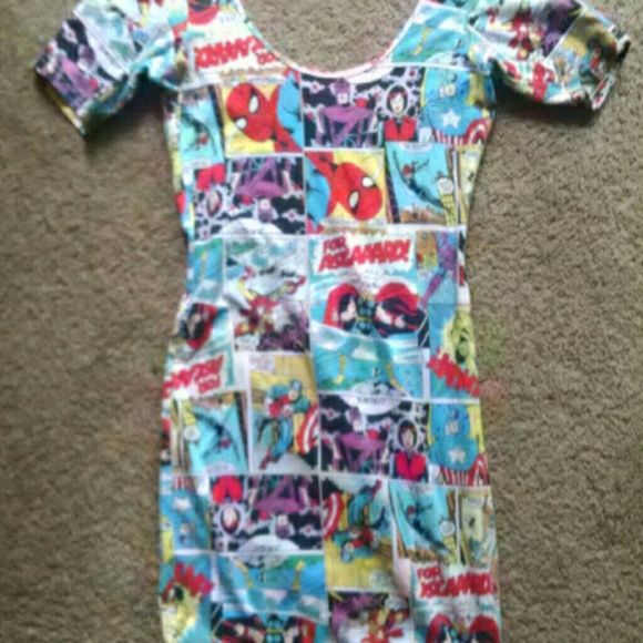 Comic book dress