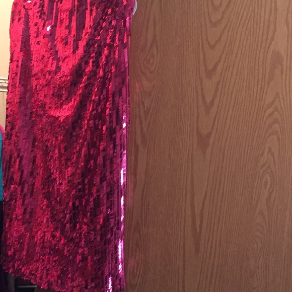 pink sparkle dress.