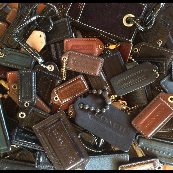 Assortment of coach tags
