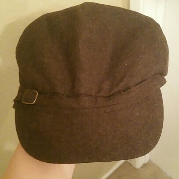 Brown stylish cap