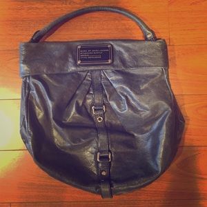 Marc by Marc Jacobs Navy Leather Hobo Bag