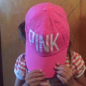 Pink baseball cap