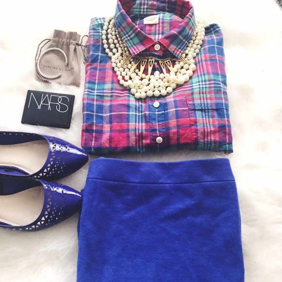 J. Crew Dresses & Skirts - 🌸FINAL PRICE🌸 J.Crew -Cobalt "The Pencil Skirt"