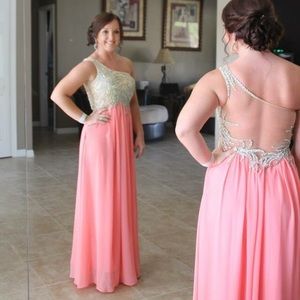 Prom dress- coral