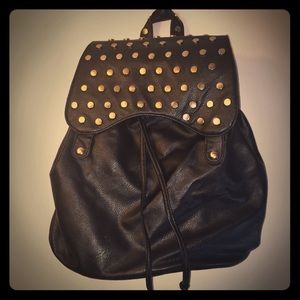 Nasty Gal faux leather studded backpack, NWOT