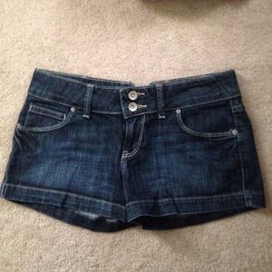 Dark denim Jean shorts