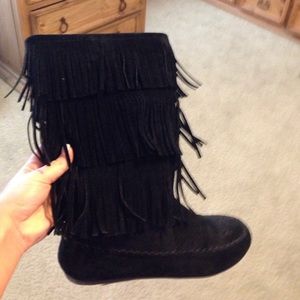 Fringe boots size 9