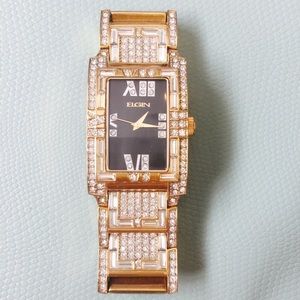 Elgin Glitzs Dress Watch