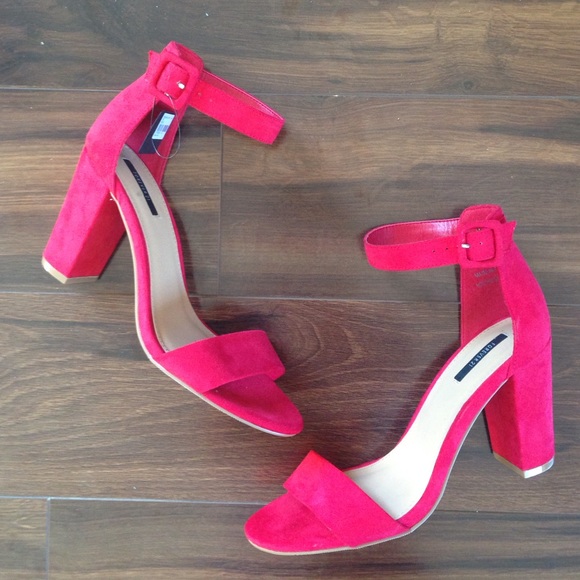 Forever 21 Faux Suede Heels