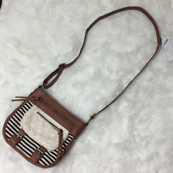 New crossbody Stripped cross body bag
