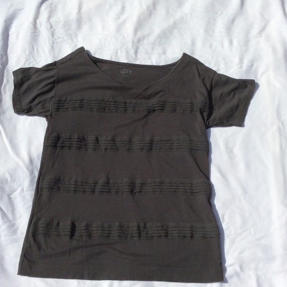 Gray Loft Stripped T shirt