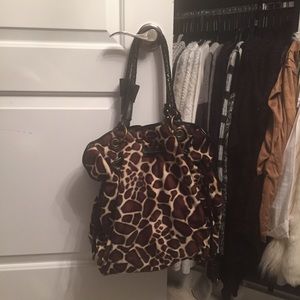 Giraffe Print Purse