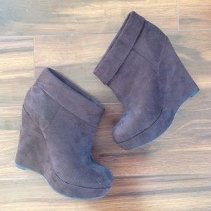 Forever 21 Faux Suede Booties