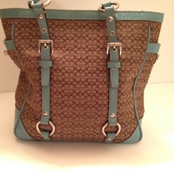Blue Coach Bag