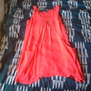 Flowy midi dress with pockets!