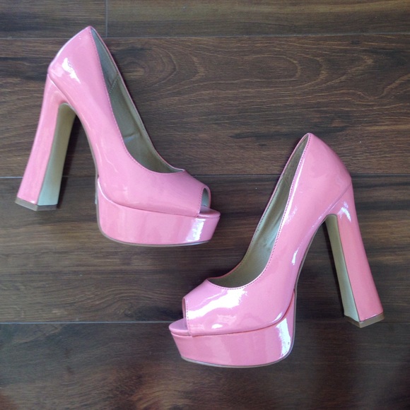 Steve Madden Patent Platform Heels