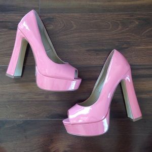 Steve Madden Patent Platform Heels