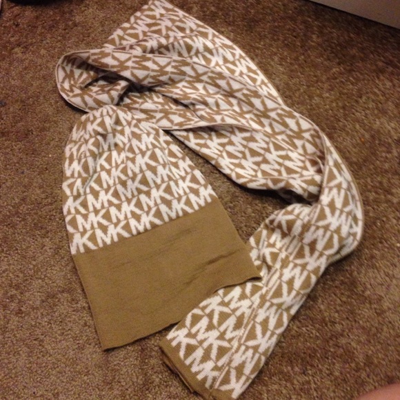 Matching Michael Kors hat and scarf