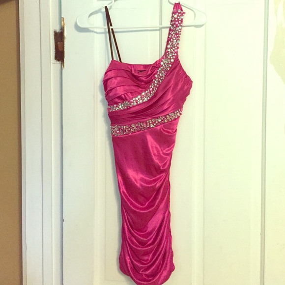Hot Pink Homecoming Dress!