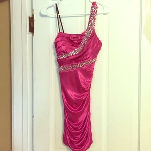 Hot Pink Homecoming Dress!