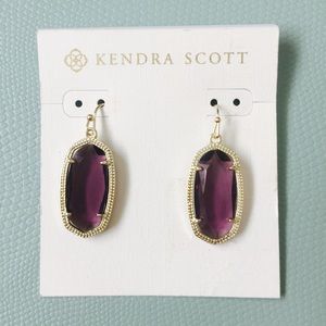 Kendra Scott Dani Translucent purple earnings