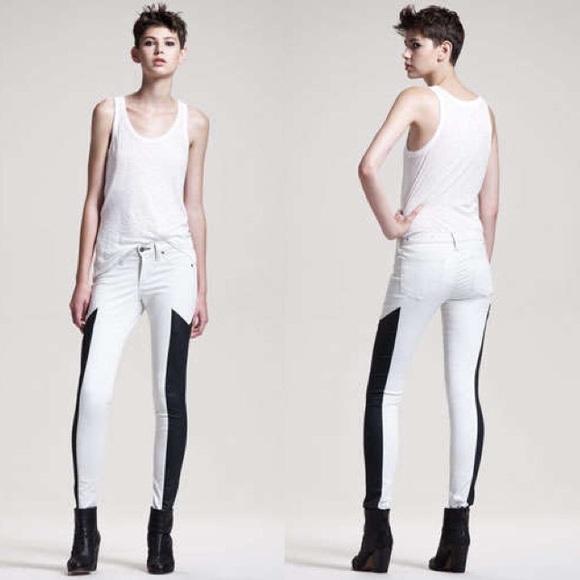 rag & bone Jeans - rag & bone Grand Prix Paneled Leggings rag & bone Jeans - rag & bone Grand Prix Paneled Leggings