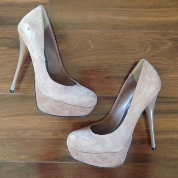 Steve Madden Suede Platform Heels