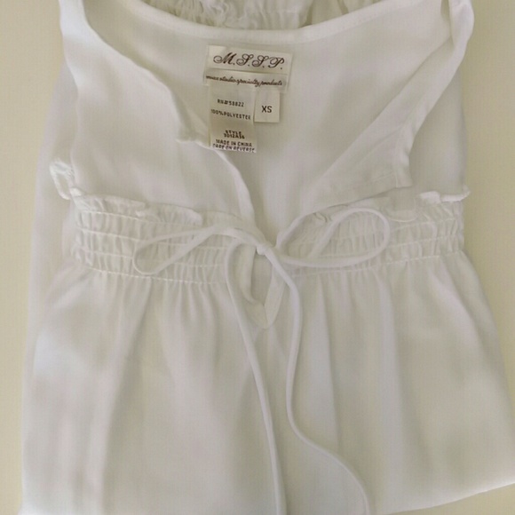 🎉SALE🎉M.S.S.P white blouse - Picture 3 of 3