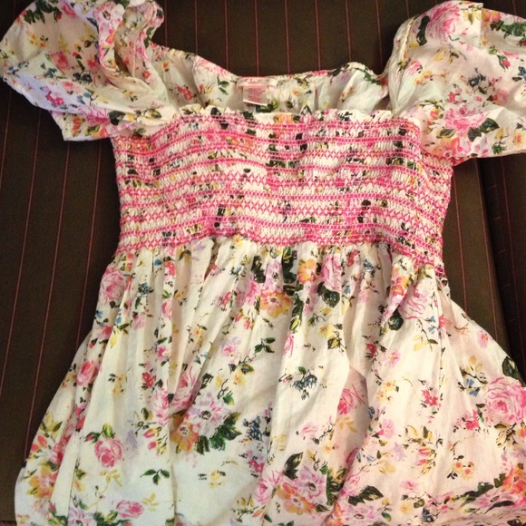 lux urban outfitters floral peasant top