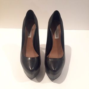 Steve Madden Leather Platform Heels