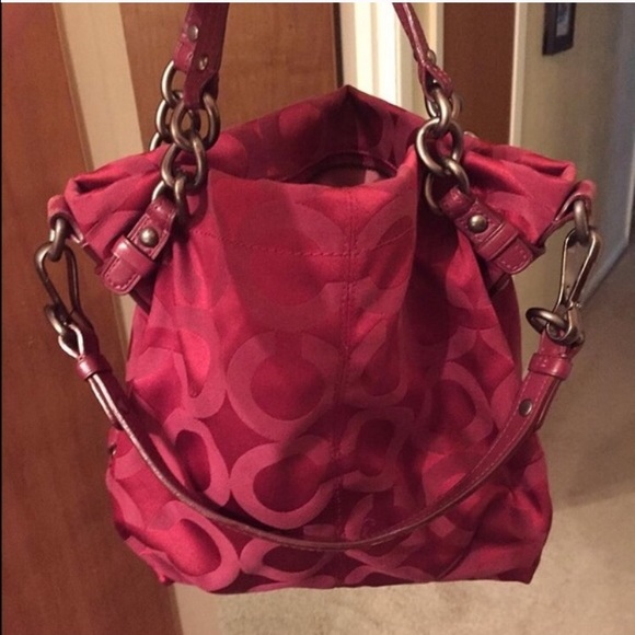 Red Coach Bag