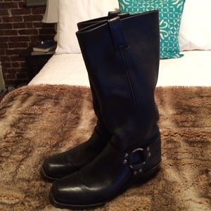 FRYE Harness Boot 15R, black size 8