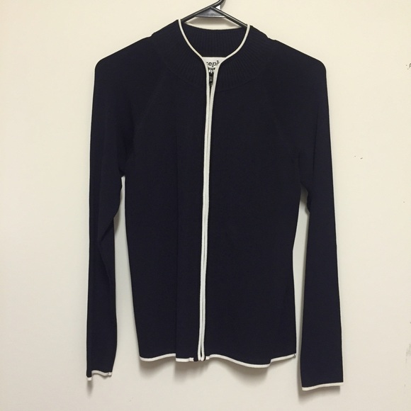 Black/White Cardigan! Size M