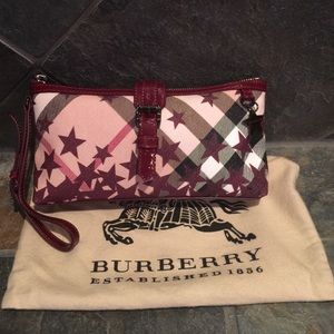 Burberry "Nova Printed Stars" Wristlet