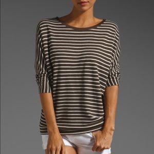 Vince striped dolman shirt