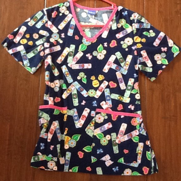Disney scrub top