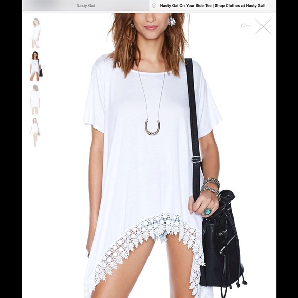 Nasty gal on your side tee