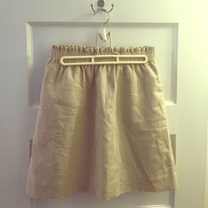Tan J. Crew Skirt