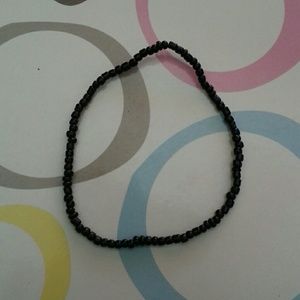 Black beaded bracelet