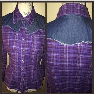 Vintage Bcbg Flannel Shirt w/Jean