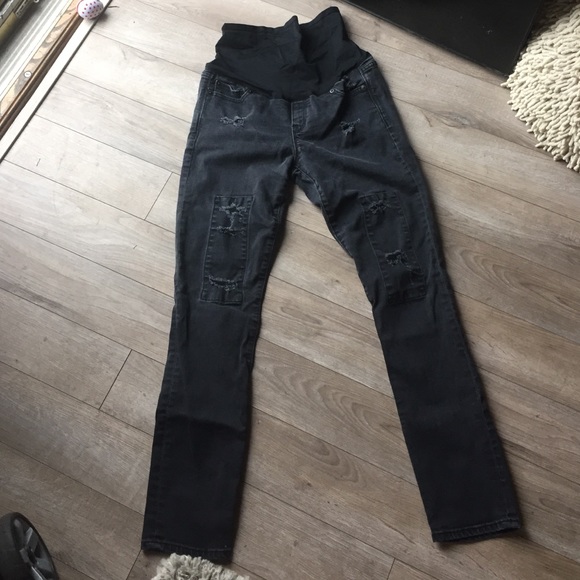 Always Skinny Gap Maternity jeans - black.