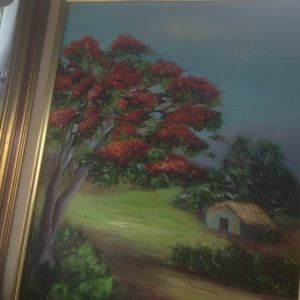 Yasmin Yeager Vallejo  original  painting   1985