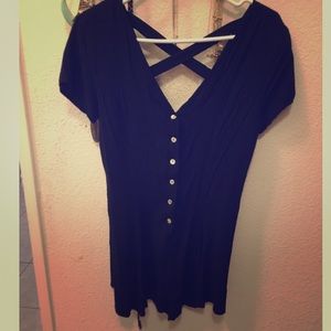 Forever 21 black romper.