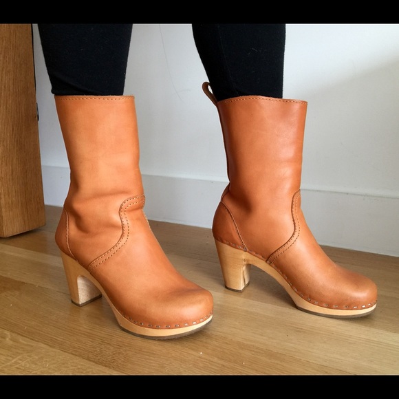 ***SOLD*** Swedish Hasbeens Natural Leather